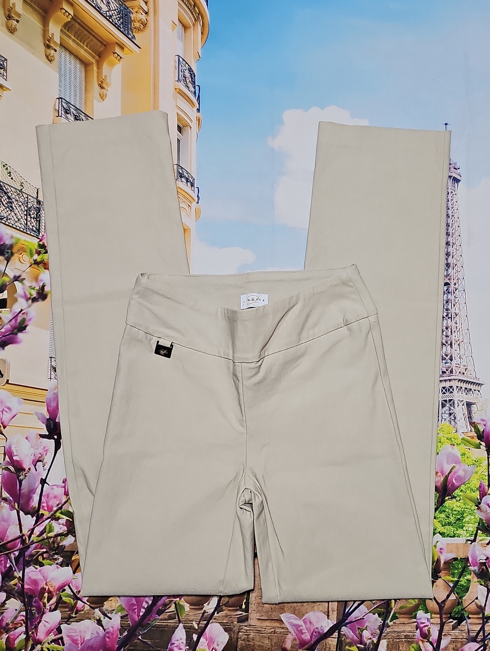 LISETTE Beige Stretch Pants Size 2